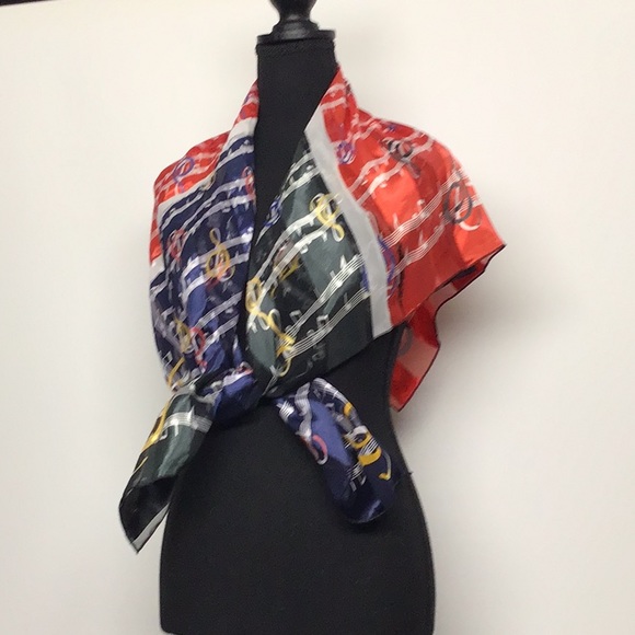 Accessories - Womans Fashion scarf NWT Blue/Red